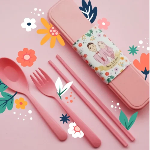CUTLERY SET SQUARE SERAT GANDUM